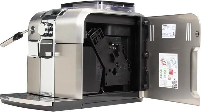 Alt view image 6 of 8 - Saeco HD8837/47 Syntia Automatic espresso machine Stainless steel