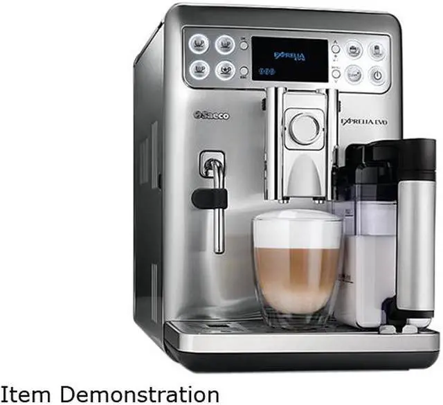 Alt view image 2 of 4 - Saeco HD8857/47 Exprelia EVO Automatic Espresso Machine, Stainless Steel