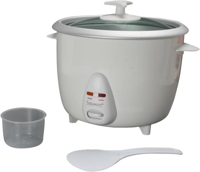 Continental Electric 6-Cup (uncooked) White Rice Cooker Steamer