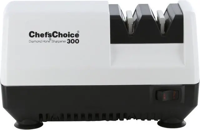 Alt view image 8 of 9 - Chefs Choice 300 Diamond Hone Electric Knife Sharpener - White