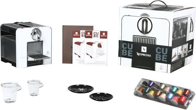 Alt view image 6 of 6 - Nespresso C185 Le Cube White