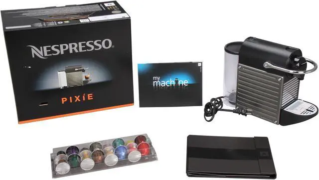 Alt view image 6 of 6 - Nespresso C60 Pixie Electric Titan Single Cup Espresso Maker