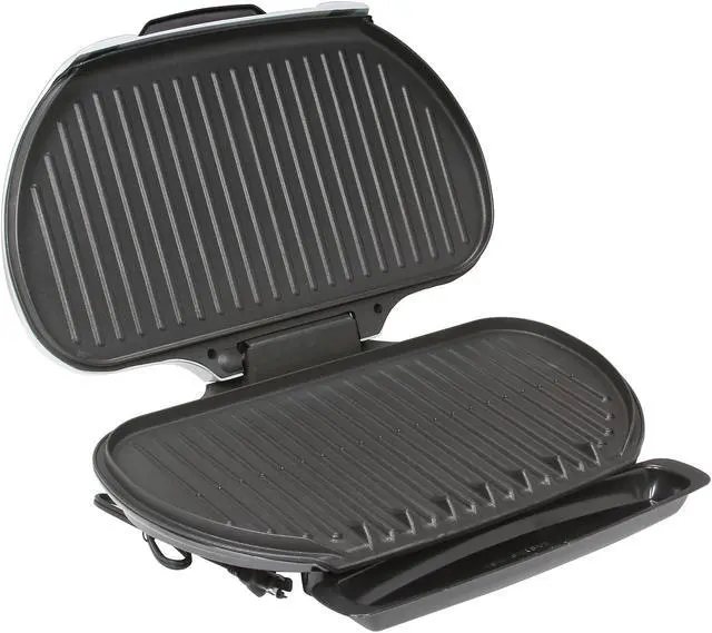 Alt view image 5 of 6 - George Foreman GR144 Platinum 144 Sq. In. Family Size Grill