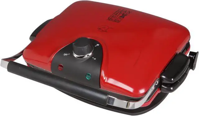 Alt view image 2 of 6 - George Foreman GRP94WR The Next Grilleration G4 Nonstick Indoor Grill, Red