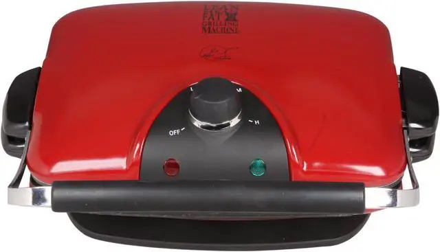 Alt view image 3 of 6 - George Foreman GRP94WR The Next Grilleration G4 Nonstick Indoor Grill, Red