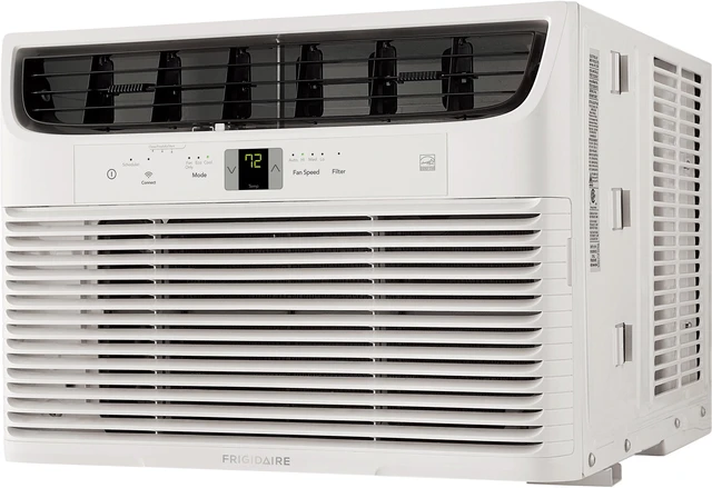 Main image of Frigidaire FHWW123WBE Energy Star 12,000 BTU 115V Cool Connect Smart Window Air Conditioner with Wi-Fi Control, White