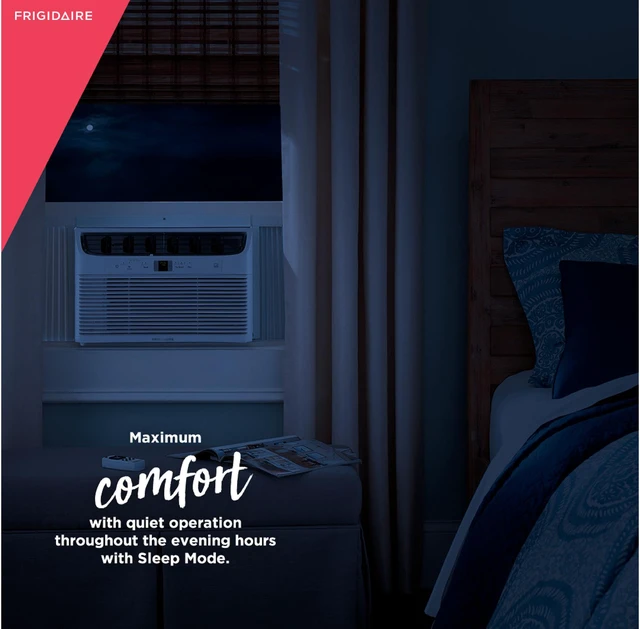 Alt view image 7 of 7 - Frigidaire FHWW123WBE Energy Star 12,000 BTU 115V Cool Connect Smart Window Air Conditioner with Wi-Fi Control, White