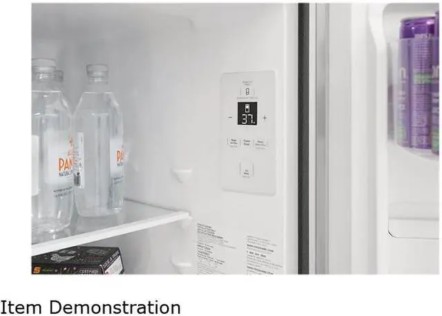 Alt view image 6 of 11 - Frigidaire 17.6 Cu. Ft. Counter-Depth French Door Refrigerator Stainless Steel FRFG1723AV