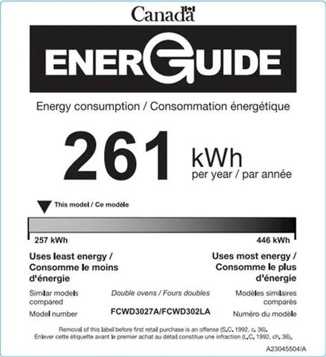 Alt view image 3 of 3 - Frigidaire FCWD3027AS 30" Double Electric Wall Oven with Fan Convection Stainless steel