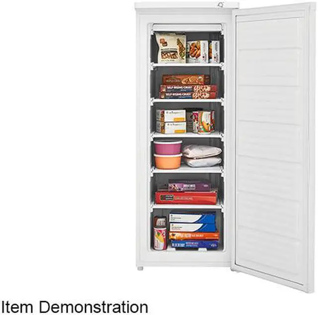 Alt view image 3 of 3 - Frigidaire 6 Cu. Ft. Upright Freezer White FFUM0623AW