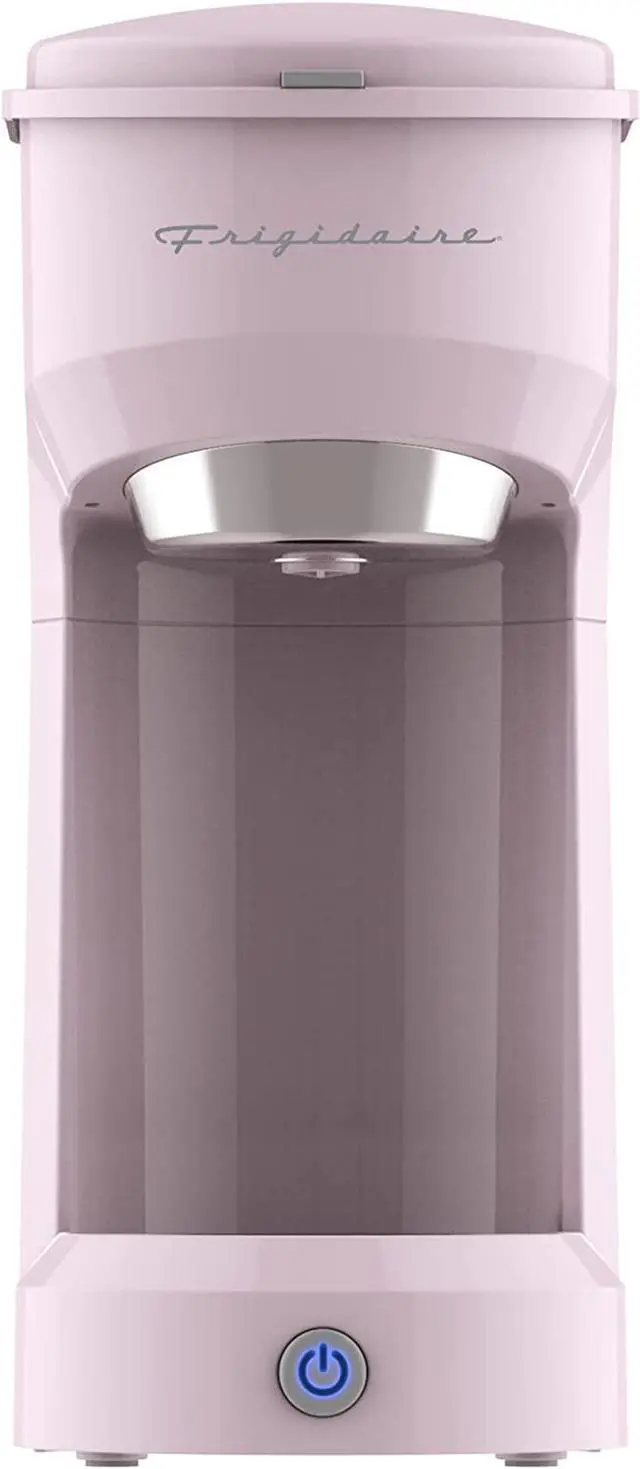 Main image of Frigidaire ECMK088-PINK Retro Single Serve Machine, Coffeemaker for Ground Coffee, Pink
