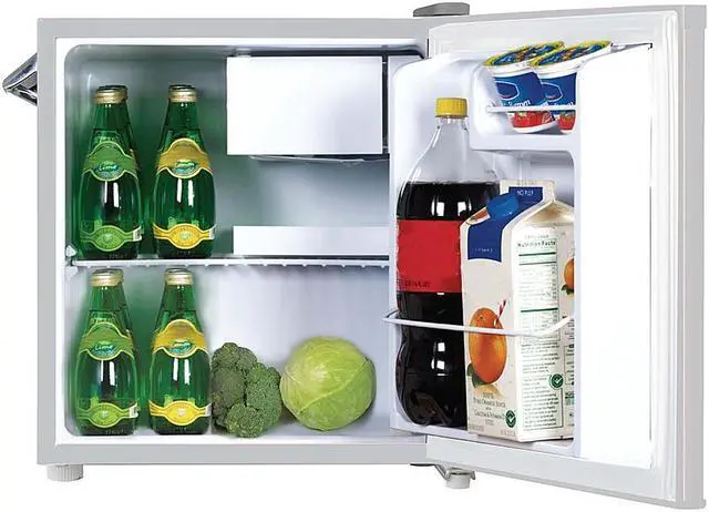 Alt view image 3 of 4 - Frigidaire Retro 1.6 Cu. Ft. Mini Fridge - Moonbeam EFR176-MOONBEAM