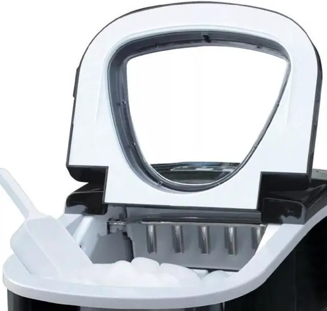 Alt view image 3 of 4 - Frigidaire Countertop Compact Ice Maker with 26lbs Capacity Production per Day - Black