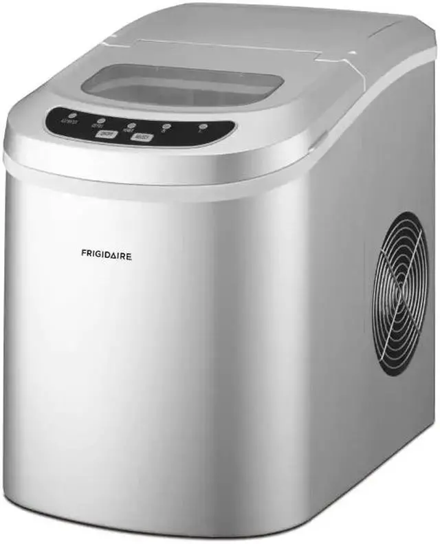 Main image of Frigidaire Countertop Compact Ice Maker with 26lbs Capacity Production per Day - Silver