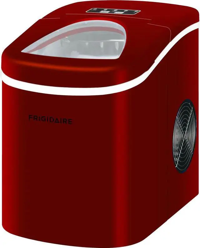 Main image of Frigidaire Countertop Compact Ice Maker with 26lbs Capacity Production per Day - Red