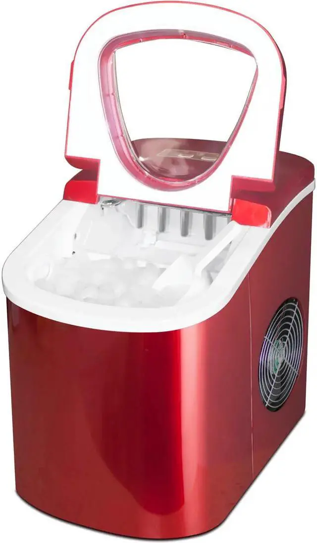 Alt view image 2 of 2 - Frigidaire Countertop Compact Ice Maker with 26lbs Capacity Production per Day - Red