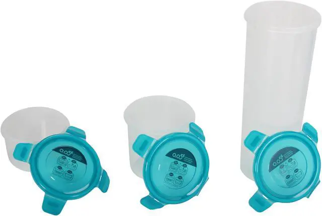 Alt view image 3 of 6 - Lock&Lock ZZF120G13 0.05g BPA free Airtight container 26Piece set / 13containers Green