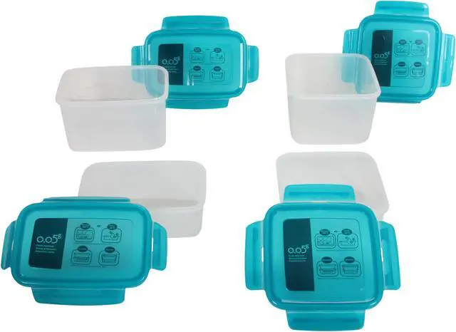 Alt view image 5 of 6 - Lock&Lock ZZF120G13 0.05g BPA free Airtight container 26Piece set / 13containers Green