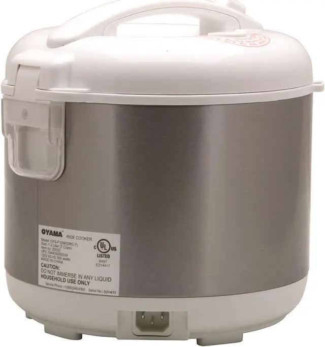 Alt view image 3 of 5 - Oyama CFS-F12W White Rice Cooker