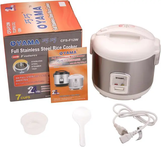 Alt view image 5 of 5 - Oyama CFS-F12W White Rice Cooker