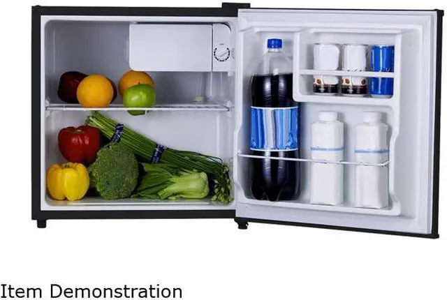 Alt view image 2 of 2 - Midea WHS-65LB1 Compact Single Reversible Door Refrigerator and Freezer, 1.6 Cubic Feet, Black