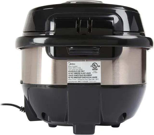 Alt view image 4 of 7 - Midea TasteMaker All In One Rice Cooker and Multi-Function Cooker MMC1710-B