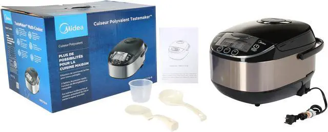 Alt view image 7 of 7 - Midea TasteMaker All In One Rice Cooker and Multi-Function Cooker MMC1710-B
