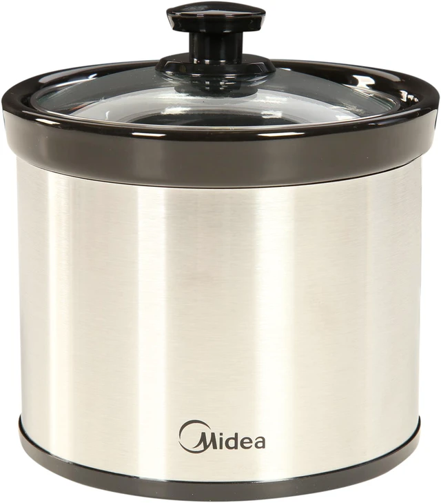 Alt view image 6 of 13 - Midea 6.5 Qt. Slow Cooker with 16 oz. Warmer Crock MSC1765DIP