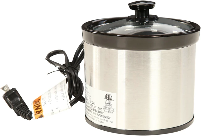 Alt view image 7 of 13 - Midea 6.5 Qt. Slow Cooker with 16 oz. Warmer Crock MSC1765DIP