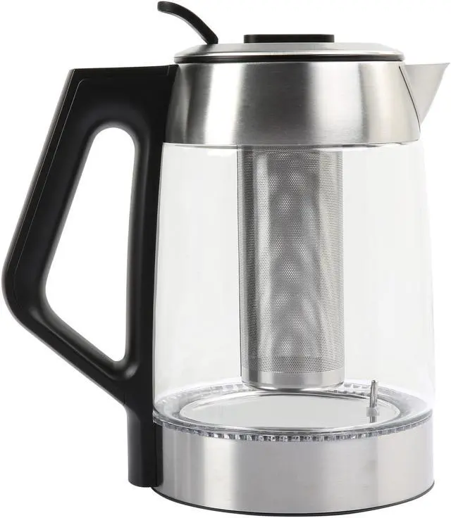 Alt view image 5 of 7 - Midea Variable Temp 1.7-Liter Glass Kettle MEK17GT-E8