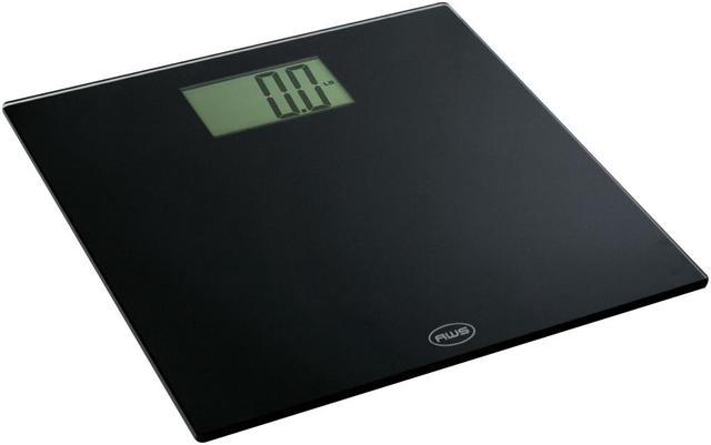 American Weigh Scales OM-200 Tempered Glass Bathroom Scale with X