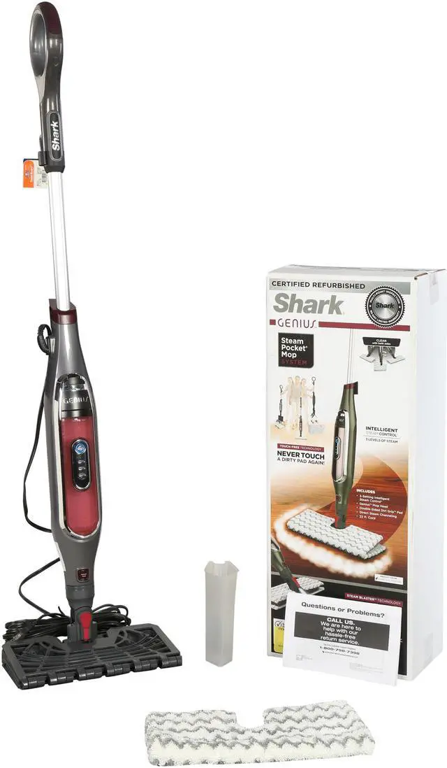 Alt view image 10 of 10 - Shark S5003 Genius Steam Pocket Mop System