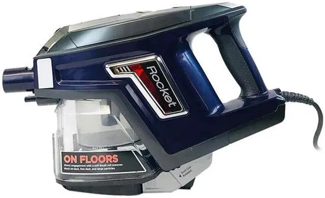 Alt view image 3 of 5 - Shark HV384QP Rocket DuoClean Ultra-Light Corded Stick Vacuum Purple