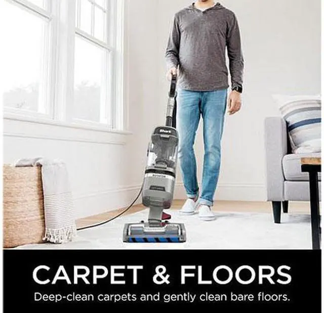 Alt view image 4 of 8 - Shark Rotator Lift-Away ADV DuoClean PowerFins Upright Vacuum with Self-Cleaning Brushroll (LA500C)