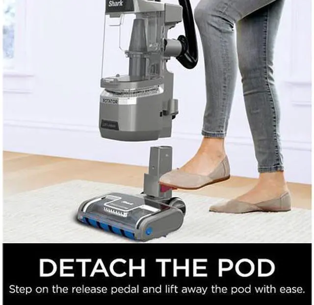 Alt view image 6 of 8 - Shark Rotator Lift-Away ADV DuoClean PowerFins Upright Vacuum with Self-Cleaning Brushroll (LA500C)
