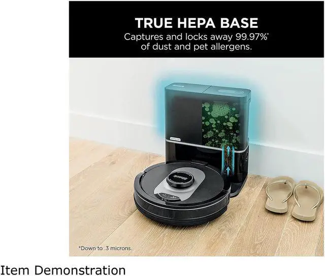Alt view image 2 of 10 - Shark RV2520A0US AI Ultra Robot Vacuum with XL HEPA Self-Empty Base, Bagless, 60-Day Capacity, LIDAR Navigation, Smart Home Mapping, UltraClean, Perfect for Pet Hair, Compatible with Alexa