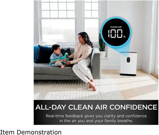 Alt view image 11 of 11 - Shark HE401 Air Purifier 4 w/ Anti-Allergen Multi-Filter ADV Odor Lock and Smart Sensing