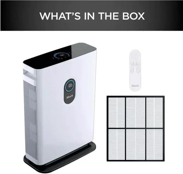 Alt view image 2 of 11 - Shark HE401 Air Purifier 4 w/ Anti-Allergen Multi-Filter ADV Odor Lock and Smart Sensing