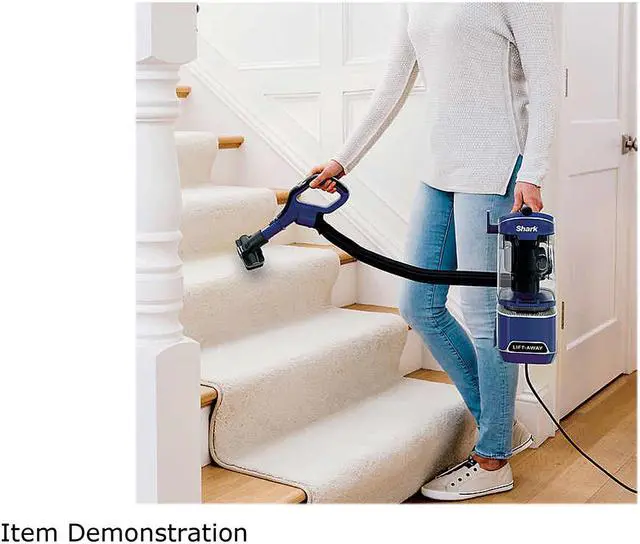 Alt view image 2 of 8 - Shark UV850 Performance Lift-Away Upright Vacuum with DuoClean PowerFins Blue