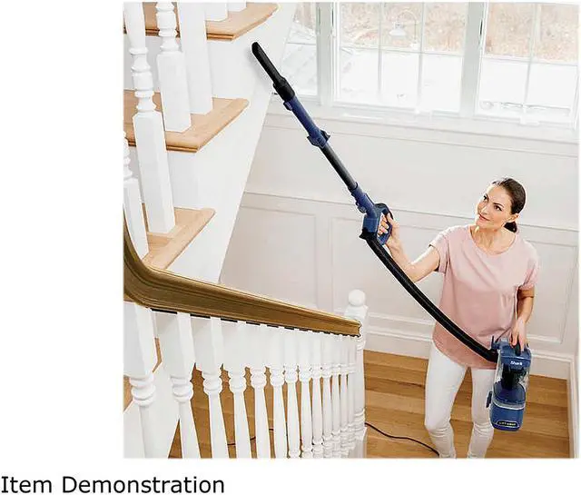 Alt view image 3 of 8 - Shark UV850 Performance Lift-Away Upright Vacuum with DuoClean PowerFins Blue