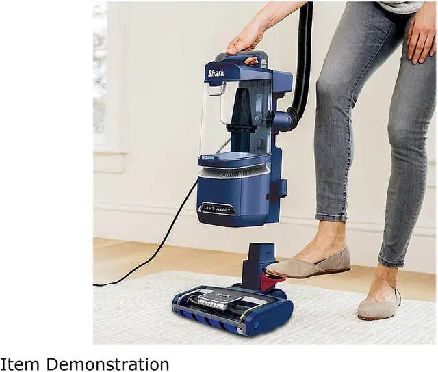Alt view image 5 of 8 - Shark UV850 Performance Lift-Away Upright Vacuum with DuoClean PowerFins Blue