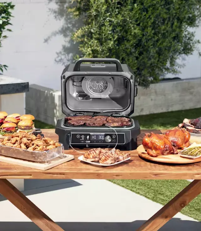 Alt view image 7 of 8 - Ninja Woodfire Pro Connect XL Outdoor Grill & Smoker