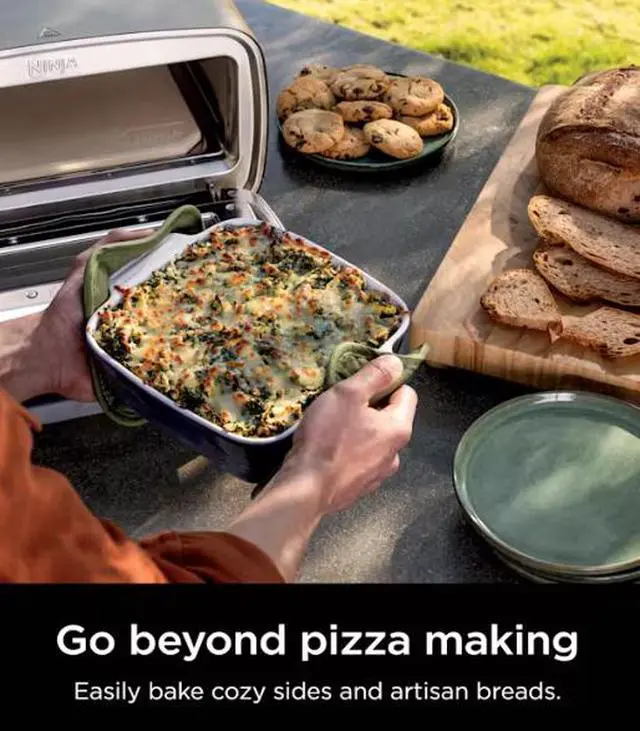 Alt view image 3 of 8 - Ninja MO201C Artisan 5-in-1 Outdoor Pizza Oven