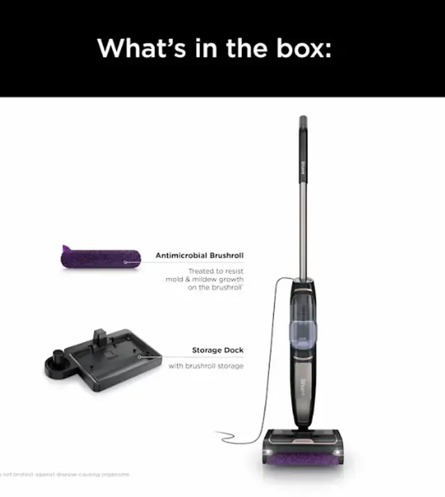 Alt view image 8 of 8 - Shark SteamPickup 3-in-1 Steam Mop, Pick-Up & Sanitize