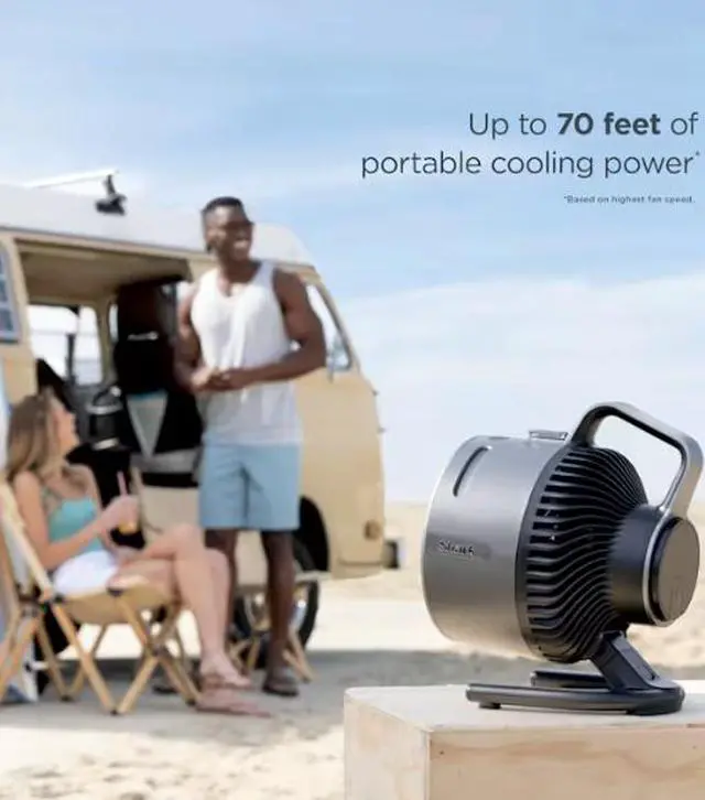 Alt view image 4 of 8 - Shark™ FlexBreeze™ HydroGo™ Misting Portable Fan