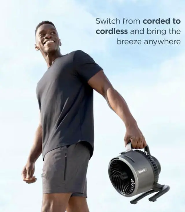 Alt view image 5 of 8 - Shark™ FlexBreeze™ HydroGo™ Misting Portable Fan