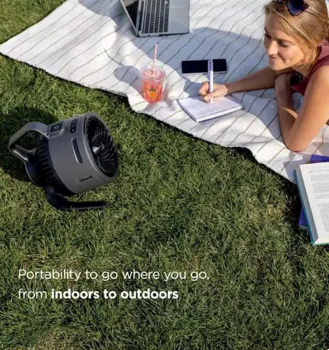 Alt view image 8 of 8 - Shark™ FlexBreeze™ HydroGo™ Misting Portable Fan