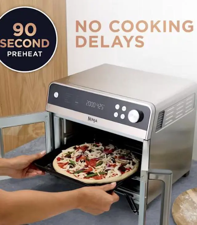 Alt view image 6 of 10 - Ninja French Door Premier Air Fryer, Convection Oven, Toaster