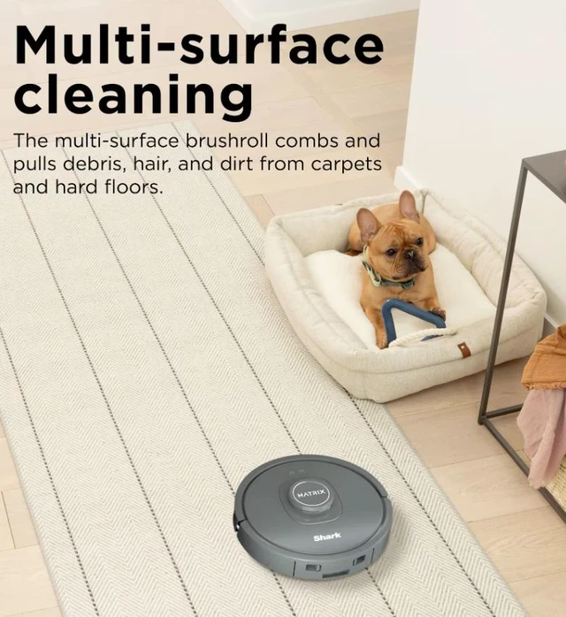 Alt view image 2 of 8 - Shark RV2300SCA Matrix Robot Vacuum and Self-Empty Base