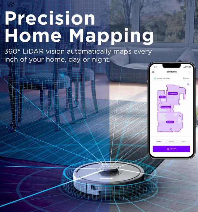 Alt view image 5 of 8 - Shark RV2300SCA Matrix Robot Vacuum and Self-Empty Base